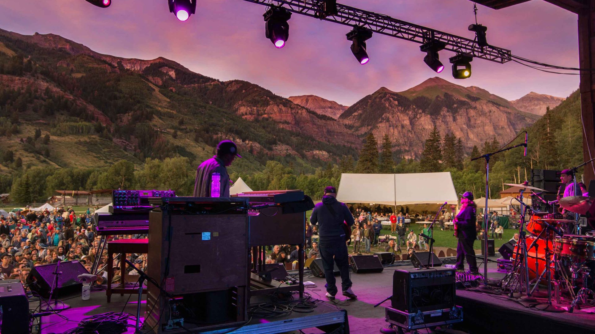 Performers at Telluride Jazz Festival.